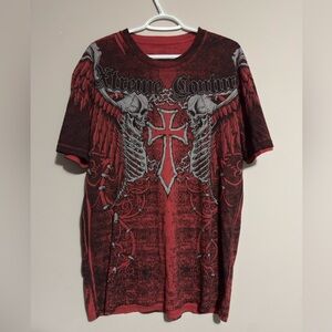 Xtreme Couture Red Graphic Men's Shirt